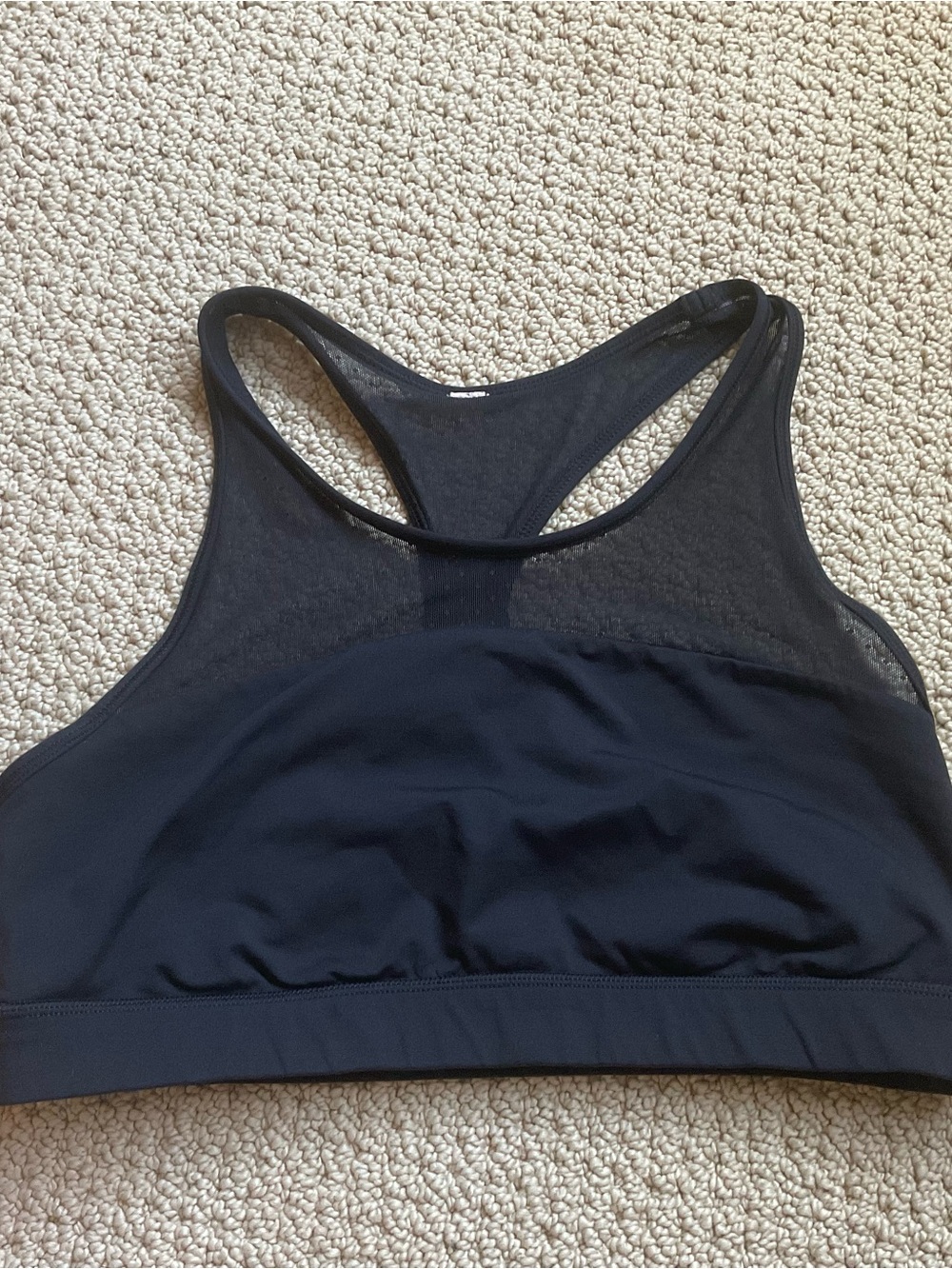 Lululemon Black Racerback Sports Bra Size 10